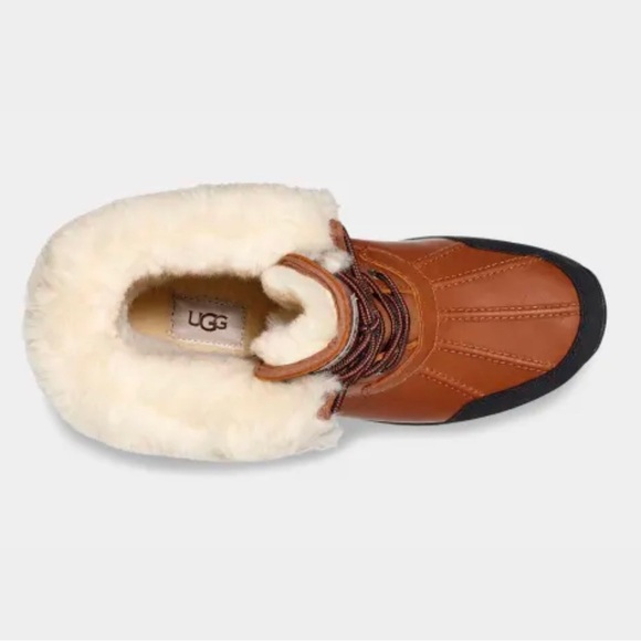 UGG Butte Cold Weather Boots, Brown Leather, Men's - Picture 4 of 10